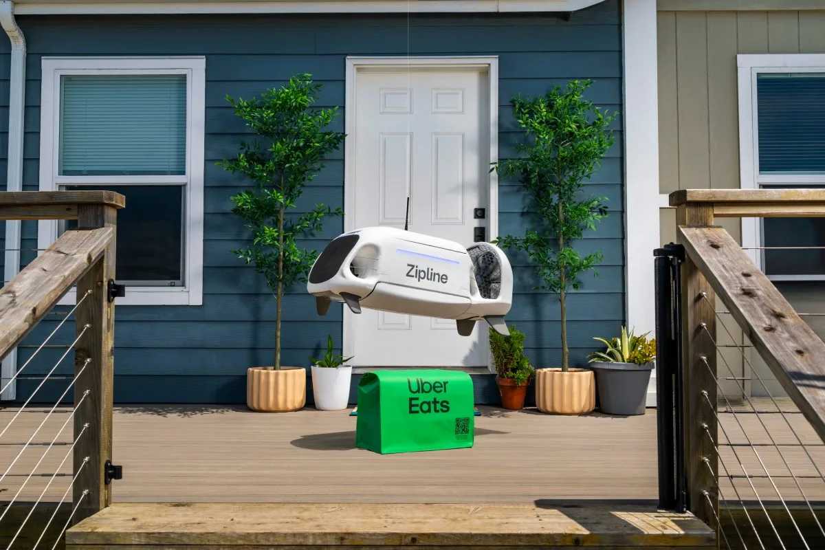 Uber partners Zipline to bring drone deliveries to Uber Eats