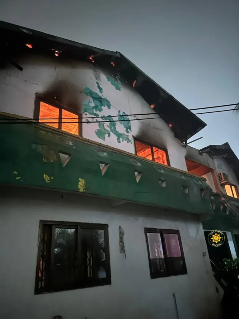 Fire destroys bedrooms at Tuba Fulani Junction