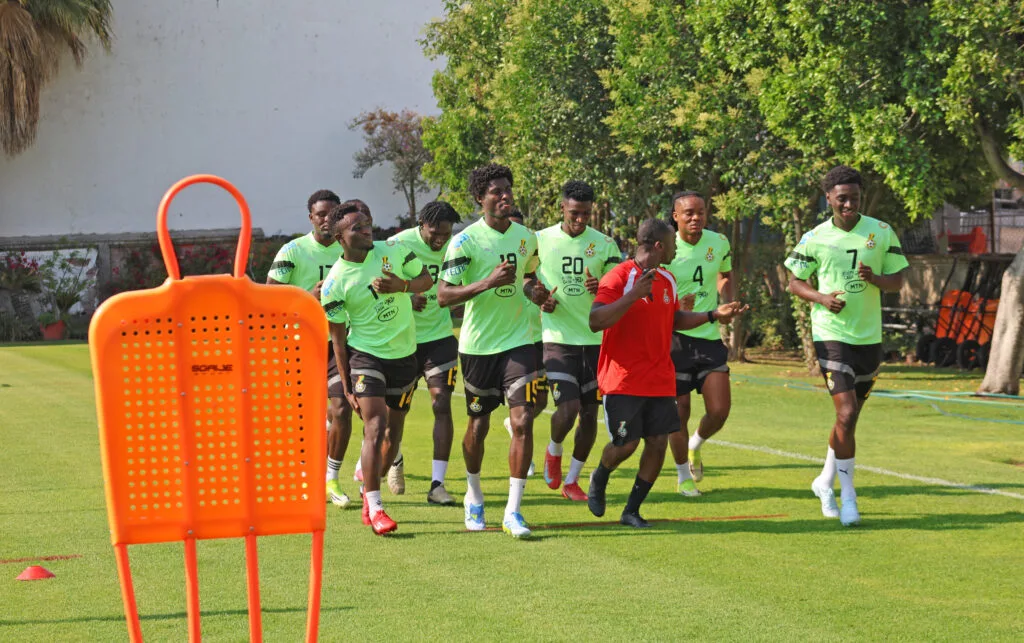 Black Stars train with 22 players in Puebla ahead of Mexico clash