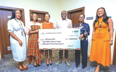 FuelTrade presents GH¢1m to GETFund