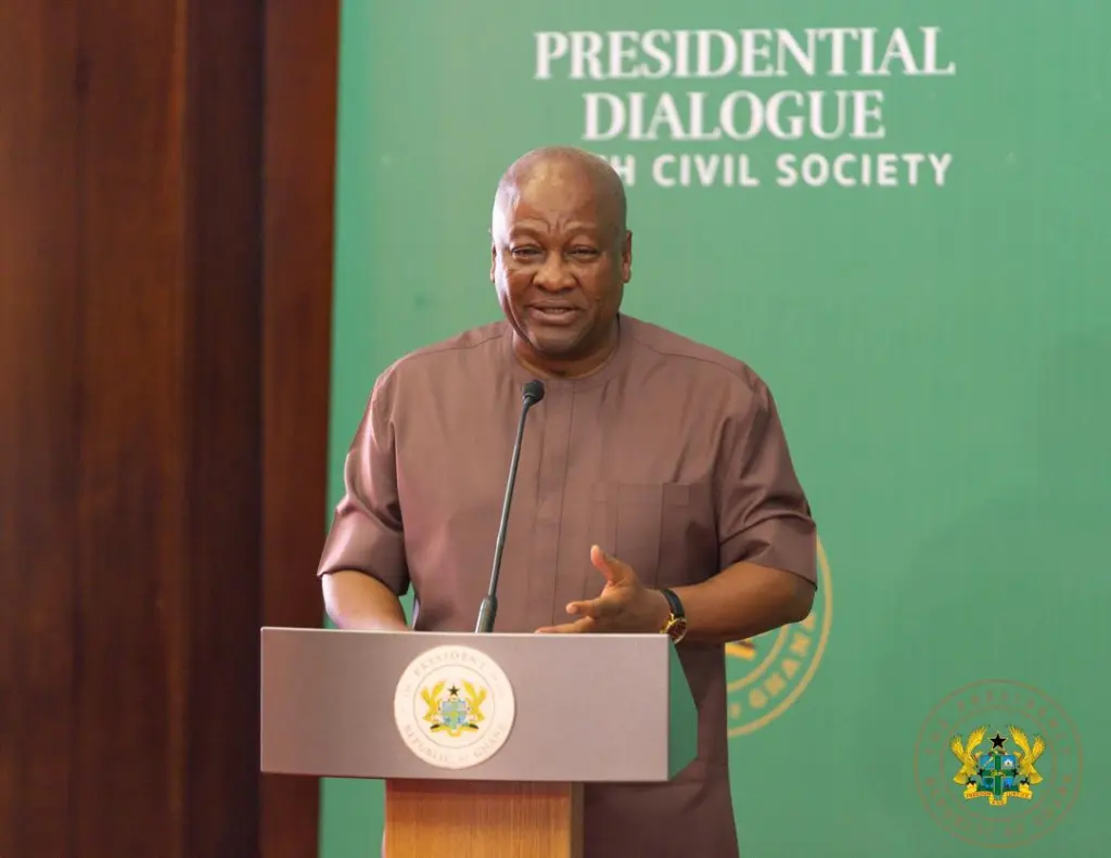 Photos: Mahama meets CSOs on accountability, anti-corruption and governance