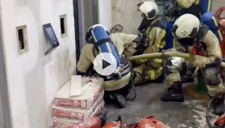 Several found dead in lift shaft after fire in central Brussels building
