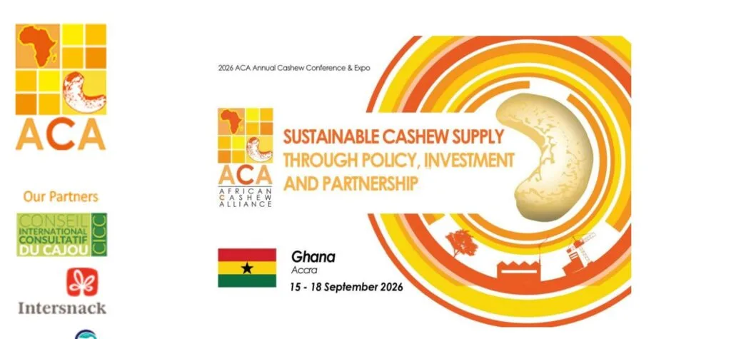 Ghana to host 2026 African Cashew Alliance Conference and Expo