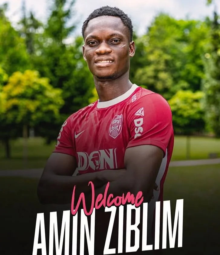 Ghanaian midfielder Amin Ziblim joins Romanian giants CFR Cluj on three-year deal
