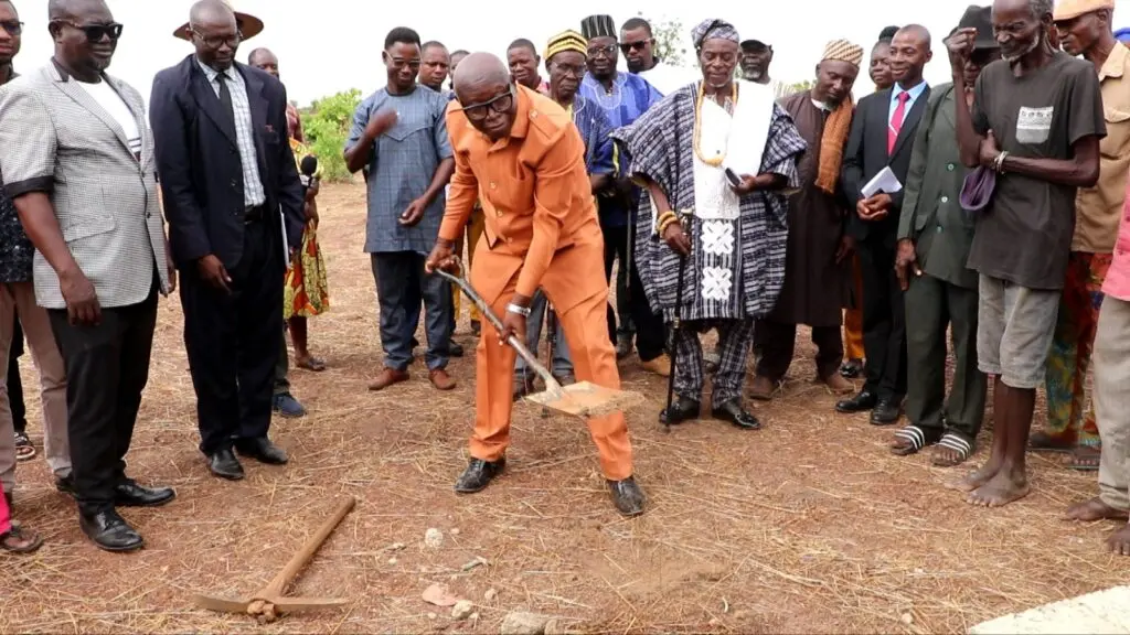 Lawra MP breaks ground for Birifoh SHS headteacher’s bungalow as traditional council demands wall, furniture