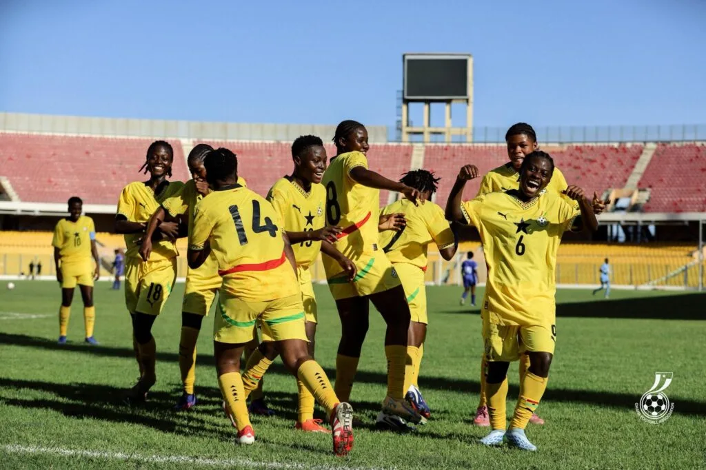 U-17 WWCQ: Black Maiden thrash Liberia 6-0 in first leg in Accra