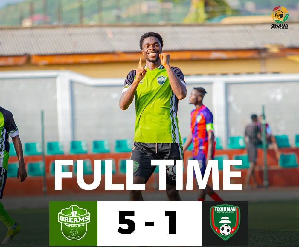 GPL 2025/26: Dreams FC stage stunning comeback to hammer Eleven Wonders