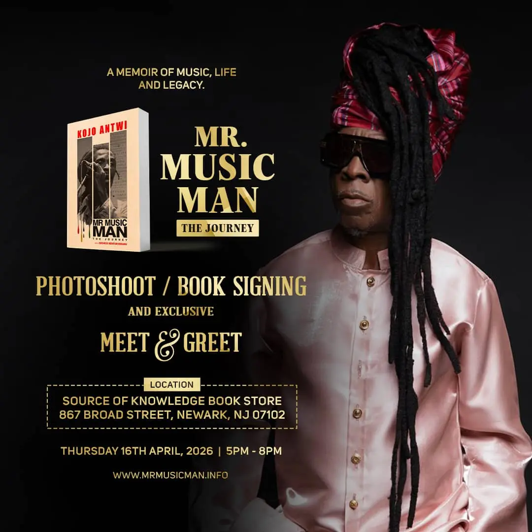 Kojo Antwi to sign memoir copies in New York on 16 April