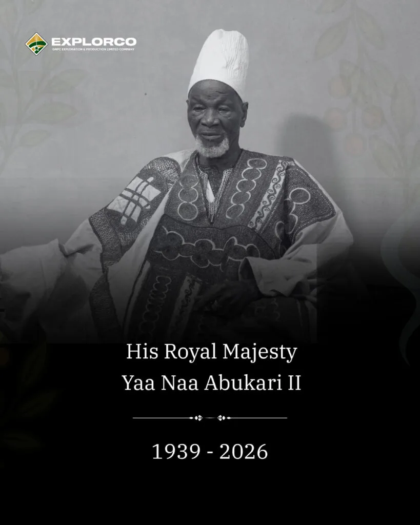 GNPC Explorco mourns the passing of the overlord of Dagbon, Yaa Naa Mahama Abukari II