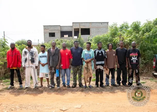GIS arrests 93 Nigerians, rescues 73 victims in anti-fraud raid in Accra
