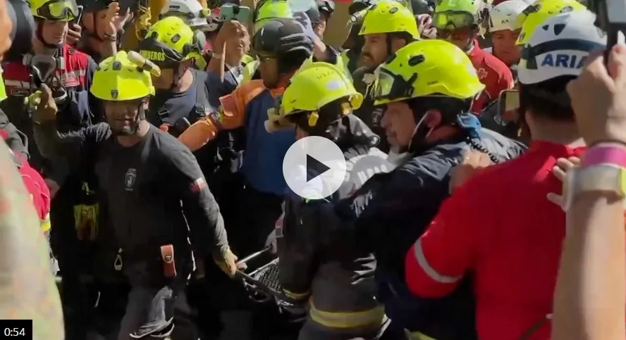 Venezuela quake survivor pulled out alive after eight days