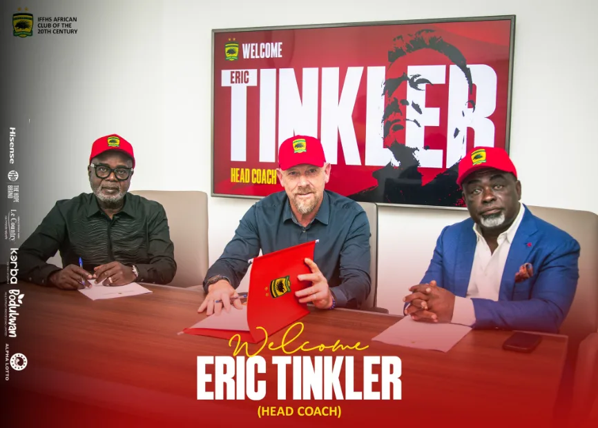 I will build a team that will compete for domestic and continental trophies – Asante Kotoko coach Eric Tinkler