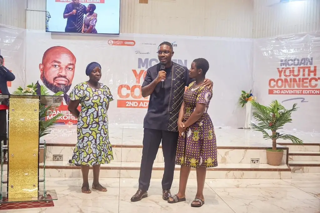 Drenched but Unbroken: The resilience of a BECE candidate at the McDan Youth Connect