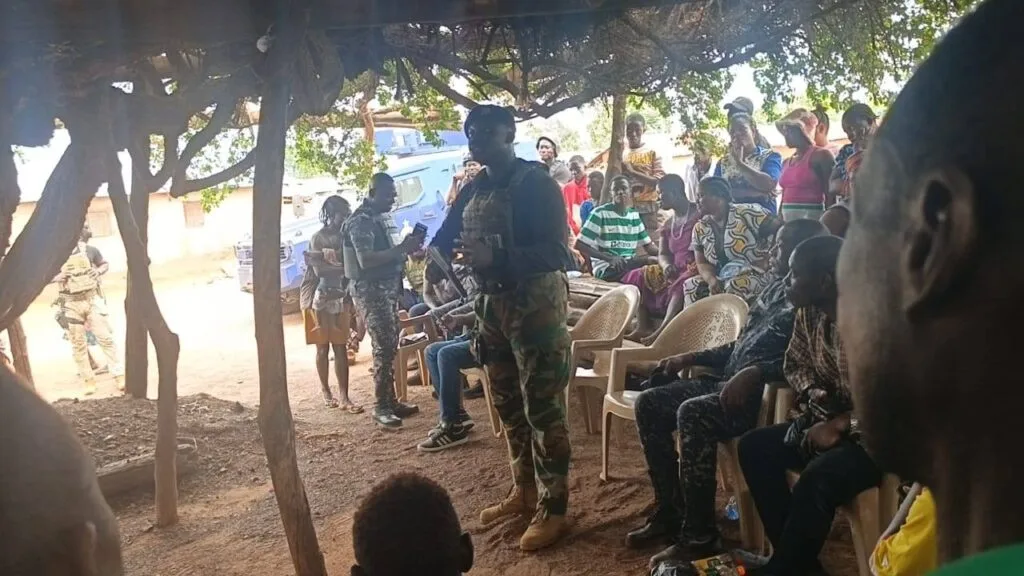 Security agencies engage Akyeode community to maintain calm after Nkwanta incident