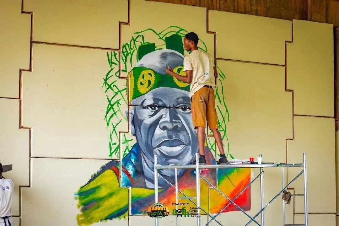 Ashantifest 2026: Students transform Asokwa Interchange into vibrant street art gallery