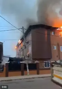 Fire guts 2-storey apartment at Ashaley Botwe