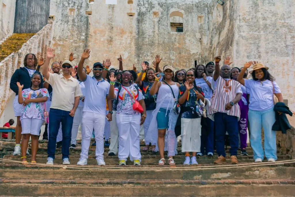 Prophet Sampson Amoateng leads diaspora delegates on emotional heritage journey to Cape Coast Castle