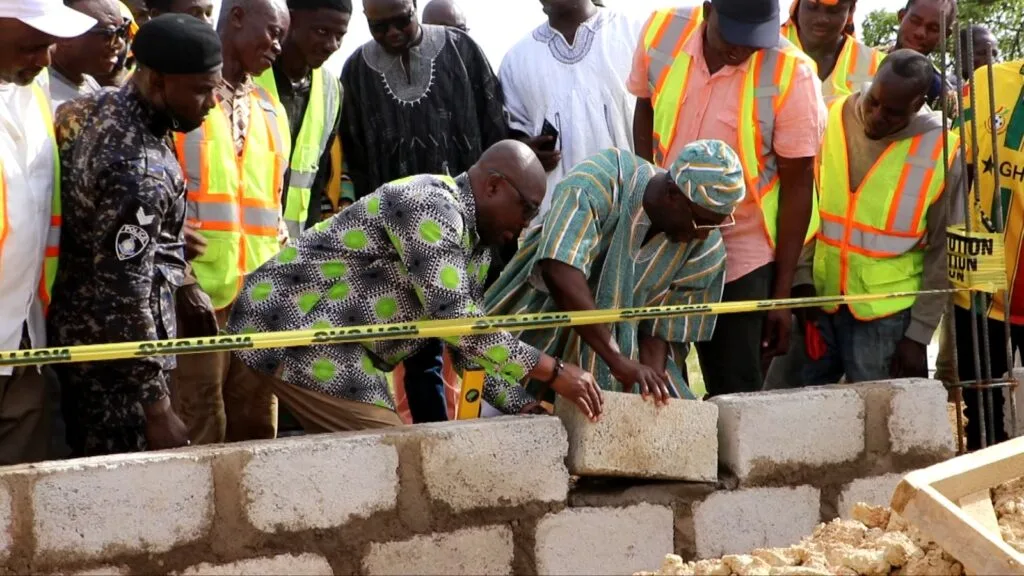 DBI District breaks ground on Upper West’s first STEM SHS as Jakpa pledges continued support