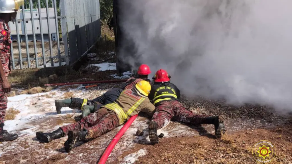 Fire breaks out at GBC DTT site in Sunyani