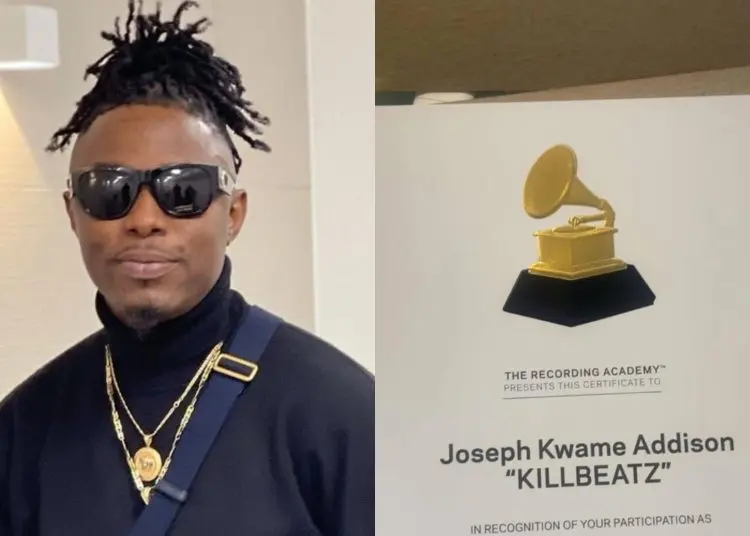 “This is for Ghana”: Killbeatz celebrates Grammy recognition for Ed Sheeran project