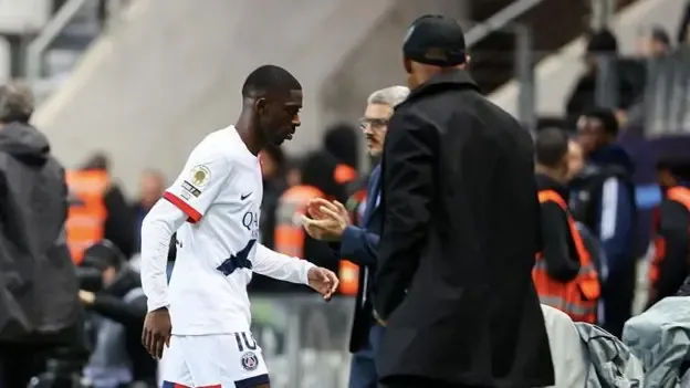 Dembele having treatment for calf strain, say PSG