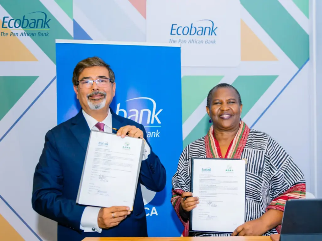 Ecobank and AGRA forge strategic partnership to transform agricultural value chains