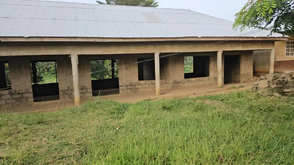Dorcas Affo-Toffey intervenes to complete classroom facility for Nuba schoolchildren