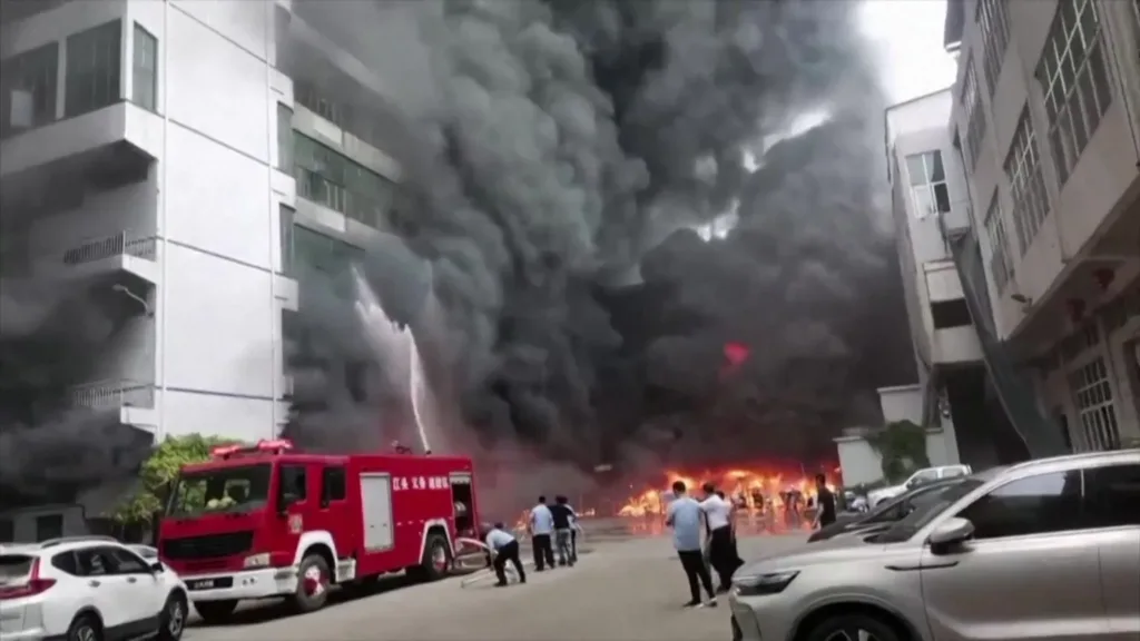 Factory fire kills at least 28 in China’s ‘shoe capital’