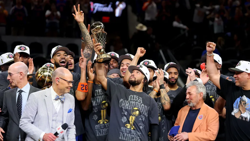 New York Knicks win NBA championship for first time in over 50 years