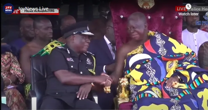 Otumfuo Osei Tutu II commends IGP Yohuno, special operations team for boosting security