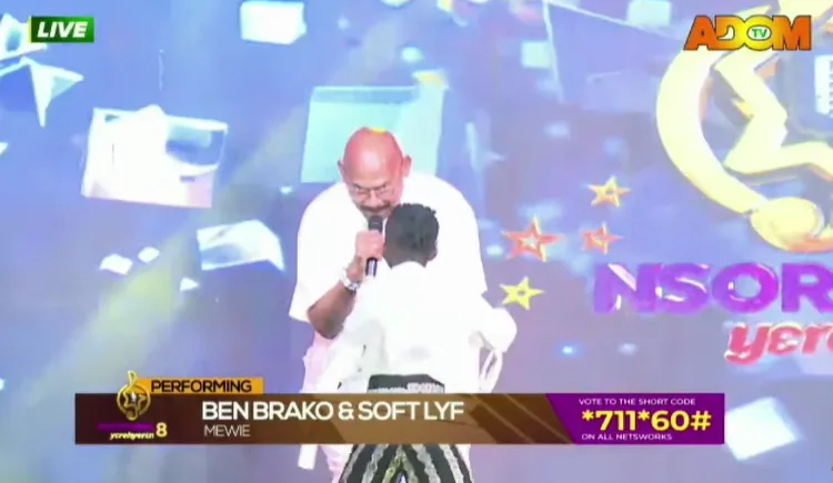 Nsoromma S8 finale: Soft Lyf teams up with legend Ben Brako for memorable second-round performance
