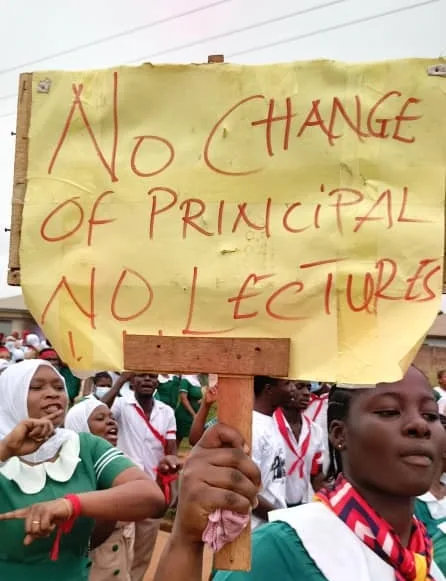 Students of Techiman-Krobo Nursing and Midwifery Training College protest over poor conditions