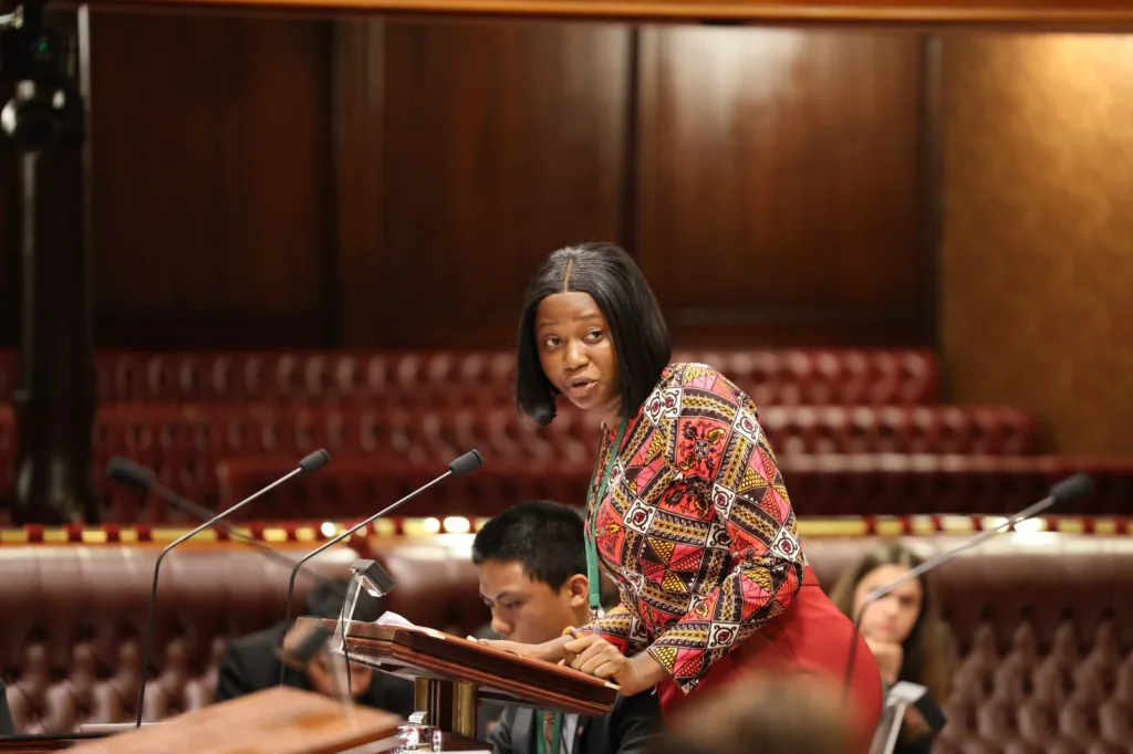 Precious Akos Agrobesa elected Crossbench Whip at Commonwealth Youth Parliament in Australia