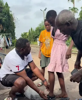 Back-to-school drive: Dumelo donates shoes to schoolchildren in Ayawaso West Wuogon