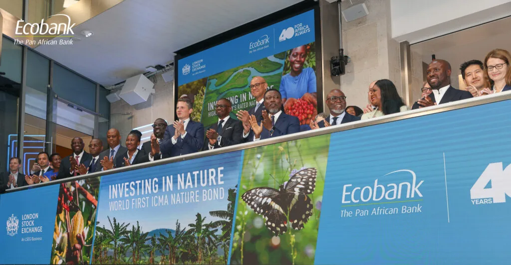 Ecobank makes history with World’s first Commercial Bank Nature Bond on London Stock Exchange