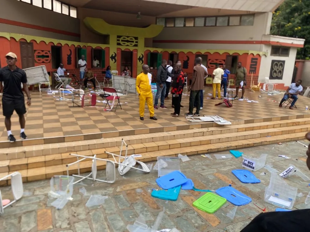 NPP election: Three arrested as ballot papers are destroyed at Bantama