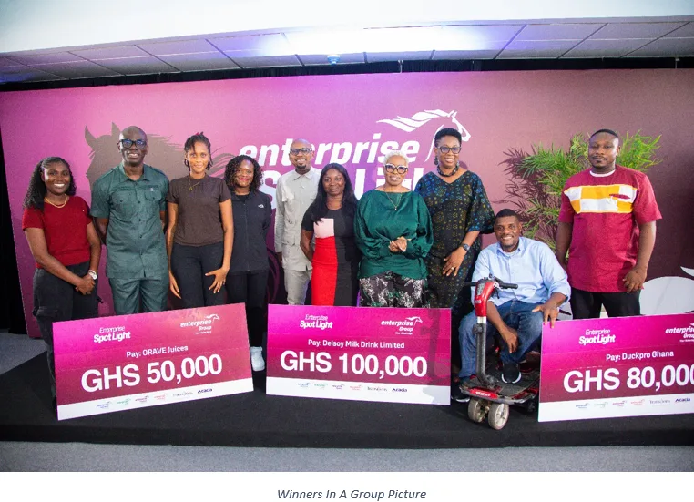 Bridget Eshun wins GH₵100,000 grand prize at Enterprise Spotlight Challenge