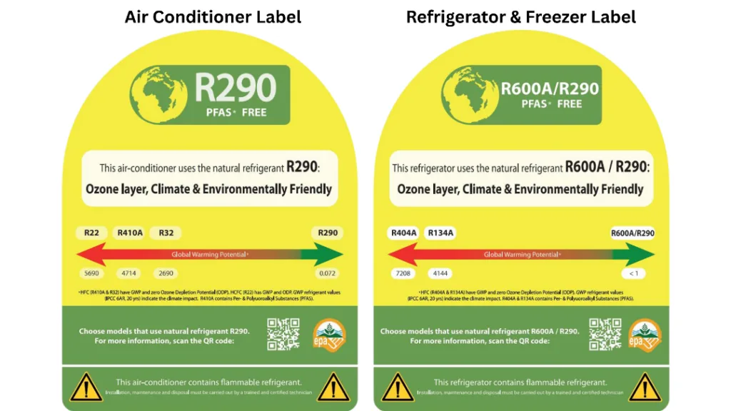 EPA introduces eco-labels for ACs and refrigerators