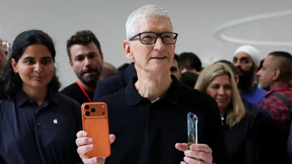 Apple hails ‘extraordinary’ iPhone demand as boss Tim Cook heads out