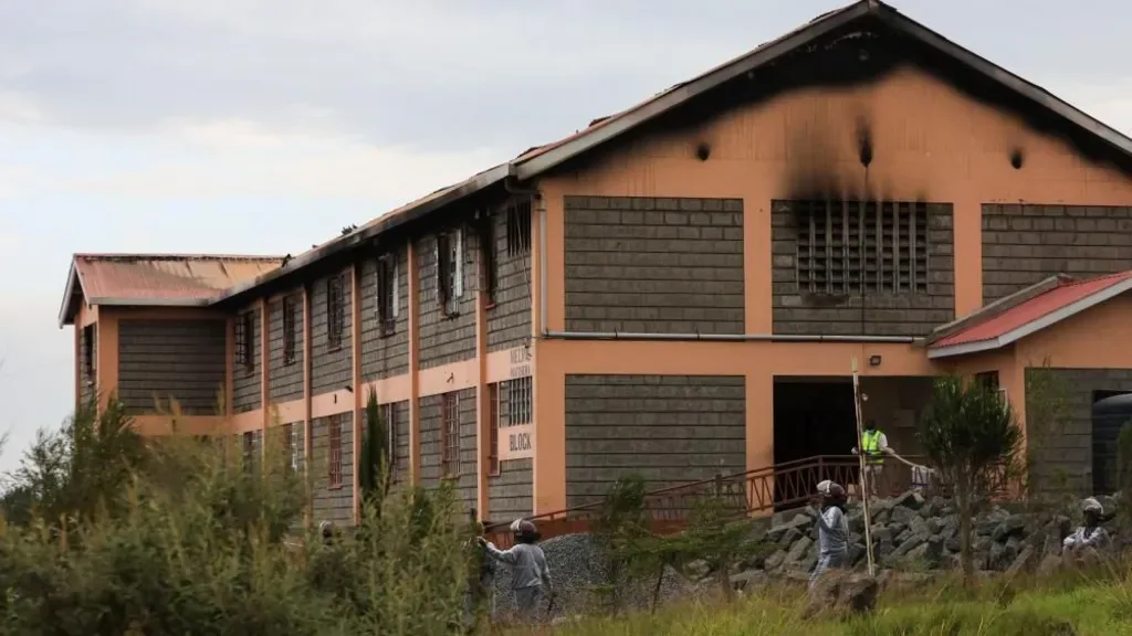 Eight students arrested in Kenya after suspected deadly school arson attack