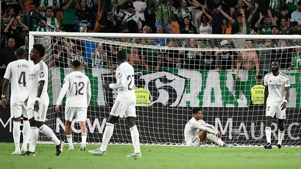 Real Madrid title hopes fading after Betis draw