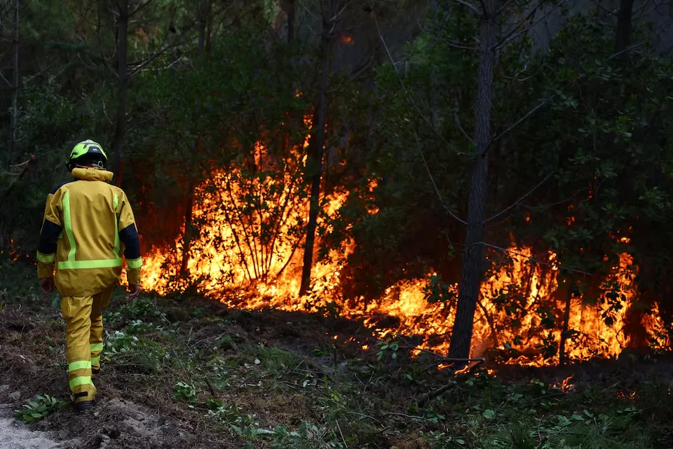 France, Spain and Greece battle wildfires as Europe swelters