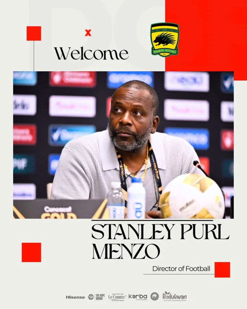 Asante Kotoko appoint ex-Dutch footballer Stanley Menzo as Technical Director