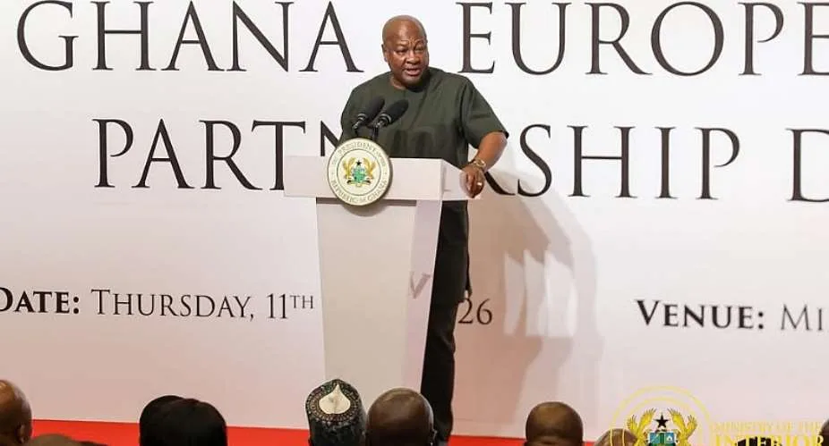 Mahama pushes for “post-aid” Ghana-EU partnership at dialogue