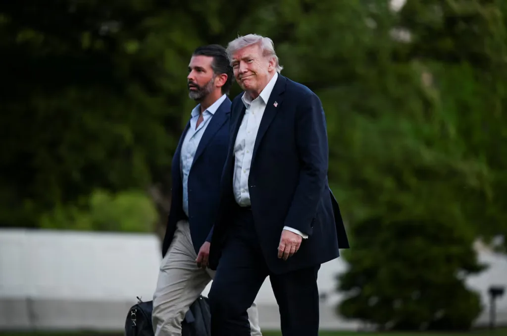 Trump says he will not attend son Donald Trump Jr.’s wedding