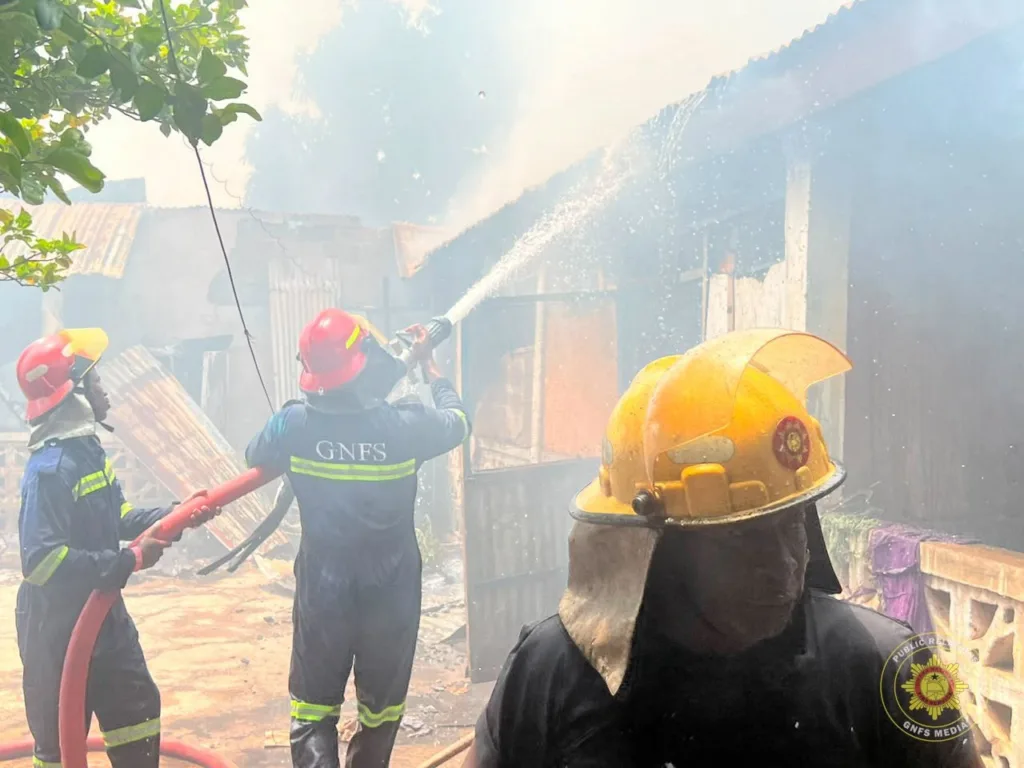 Fire guts 16 rooms at GBC Upper West staff compound in Wa