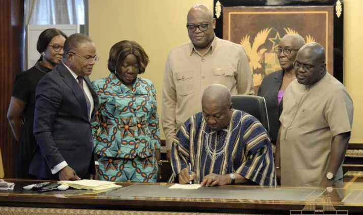 Mahama signs Ghana Investment Promotion Authority Bill into law