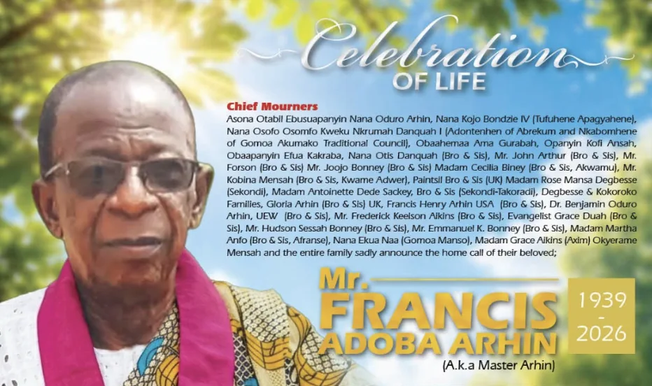 Francis Adoba Arhin aka Master Arhin