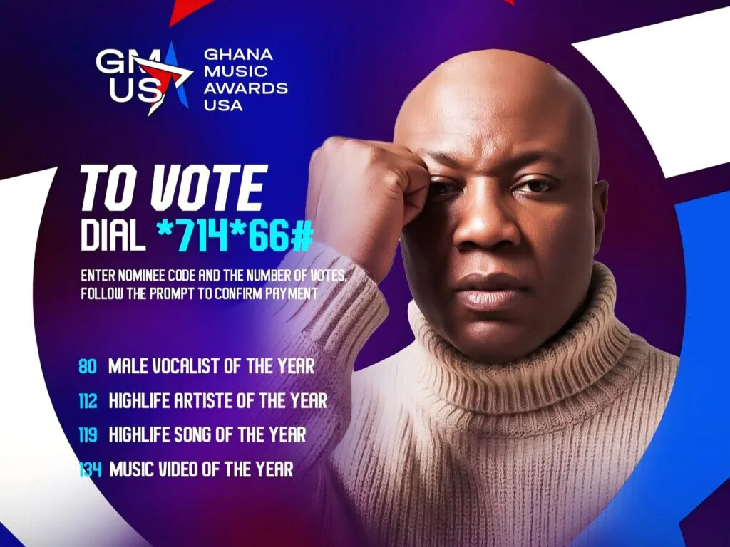 Muzic Mensah earns four nominations at 2026 Ghana Music Awards USA