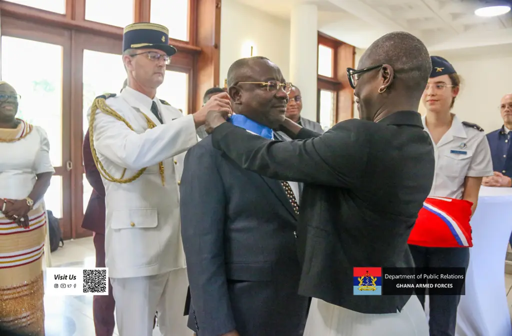 Former CDS General Thomas Oppong‑Peprah honoured by France